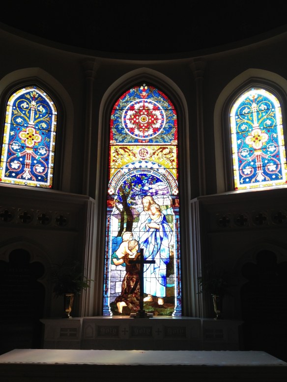 trinity columbia altar windows