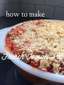 french tomato pie